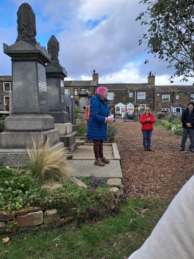 A poem "The Cemetery"